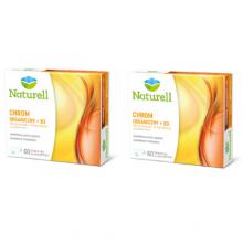 Zdjęcie produktu - Zestaw NATURELL Chrom Organiczny + B3, 2x60 tabletek do ssania