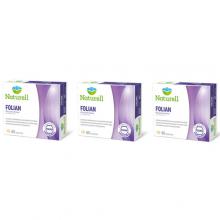 Zdjęcie produktu - Zestaw NATURELL Folian kwas foliowy, 3x60 tabletek 