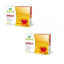 Zdjęcie produktu - Zestaw Naturell Omega-3, 2 x 120 kapsułek 