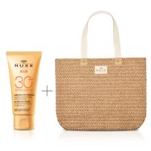 Zdjęcie produktu - Zestaw NUXE Sun Krem do opalania twarzy SPF30, 50ml + torba