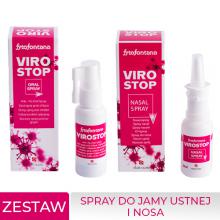 fytofontana Zestaw ochronny przeciw wirusom: Virostop spray do nosa, 20ml i spray do jamy ustnej, 30ml