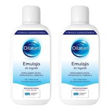 Zestaw OILATUM Formuła zaawansowana Emulsja do kąpieli sk&oacute;ra bardzo sucha, podrażniona, swędząca, 2 x 400 ml