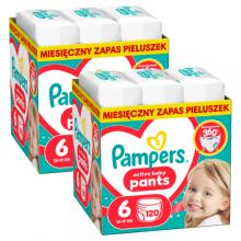 Zestaw Pampers Active Baby Pants 6 Pieluchomajtki dla dzieci, 2 x 120 szt.