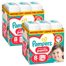 Zestaw Pampers Active Baby Pants 8 Pieluchomajtki dla dzieci, 2 x 92 szt.