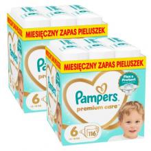 Zestaw Pampers Premium Care 6 Pieluchy dla dzieci, 2 x 116 szt.