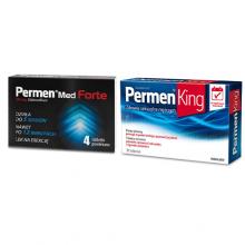 Zestaw Permen Med Forte 50mg, 4tabl. powlekane + Permen King, 30tabl.