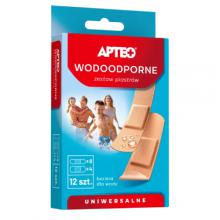 Zdjęcie produktu - Zestaw plastr&oacute;w wodoodpornych APTEO, 12 sztuk