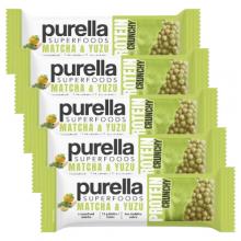 Zdjęcie produktu - Zestaw PURELLA Protein Crunchy Matcha & Yuzu Baton białkowy, 5 x 45 g