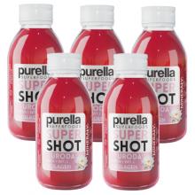 Zdjęcie produktu - Zestaw PURELLA SuperShot Uroda Lotos + Witamina C + Kolagen, 5 x 100 ml