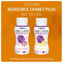 Zdjęcie produktu - Zestaw Resource Diabet Plus na 14 dni (28 butelek x 200ml)