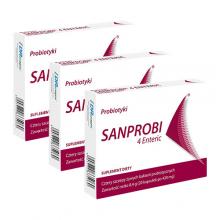 Zestaw SANPROBI 4 Enteric, 3 x 20 kapsułek