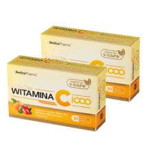 Zestaw suplement&oacute;w XeniVIT bio Witamina C 1000, 2x30 kapsułek