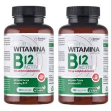 Zdjęcie produktu - Zestaw suplement&oacute;w XeniVIT Witamina B12 Active, 2x90 kapsułek