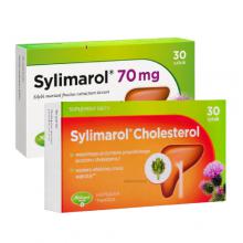 Zestaw Sylimarol 70 mg, 30 tabletek + Sylimarol Cholesterol, 30 kapsułek