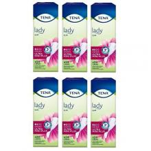 Zestaw TENA Lady Slim Ultra Mini Plus Wkładki anatomiczne, 24 sztuki x 6 opakowań