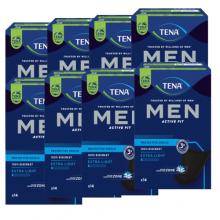 Zdjęcie produktu - Zestaw Wkładki anatomiczne TENA MEN Extra Light, 14 sztuk x 8 opakowań