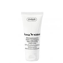 Zdjęcie produktu - ZIAJA KOZIE MLEKO Skoncentrowany krem nawilżający foto-ochronny SPF 20, 50 ml