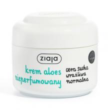 Zdjęcie produktu - Ziaja Krem aloesowy nieperfumowany, 50 ml