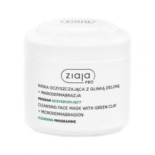 Zdjęcie produktu - Ziaja Pro Maska oczyszczająca z glinką zieloną + mikrodermabrazja, 250 ml