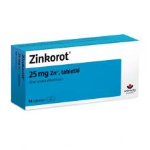 Zdjęcie produktu - Zinkorot 0,025 g Zn2+, 50 tabl.