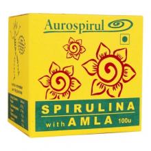 Zdjęcie produktu - AUROSPIRUL Spirulina z amlą, 100 kaps.