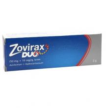 Zdjęcie produktu - Zovirax Duo Krem 50 mg + 10 mg/g, 2 g