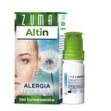 Zdjęcie produktu - Zuma Altin Krople do oczu o właściwościach przeciwalergicznych i nawilżających bez konserwant&oacute;w, 10ml