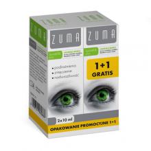 Zdjęcie produktu - ZUMA ŚWIETLIK PLUS Łagodzące krople do oczu, 2x10ml
