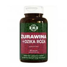 Zdjęcie produktu - Żurawina + Dzika R&oacute;ża, Suplement diety, 60 kaps.
