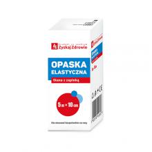 Zdjęcie produktu - ZYSKAJ ZDROWIE Opaska elastyczna tkana z zapinką 5 m x 10 cm, 1szt.