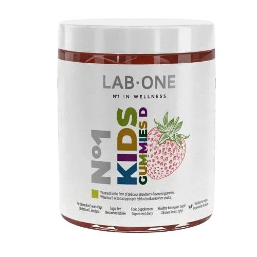 Miniaturka artykułu - Lab One Kidsgummies D żelki bez cukru, 60 szt.