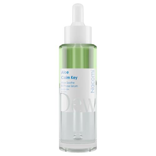 Miniaturka artykułu - Nacomi Aloe Calm Key Hydration Bi-Phase Nawilżające serum do twarzy z aloesem, 40 ml