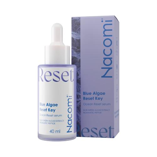 Miniaturka artykułu - Nacomi Blue Algae Reset Key Renewal Regenerujące serum do twarzy z algami, 40 ml