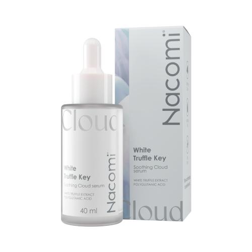Miniaturka artykułu - Nacomi Cloud White Truffle Key Soothing Moisture Łagodząco-nawilżające serum do twarzy z truflą, 40 ml