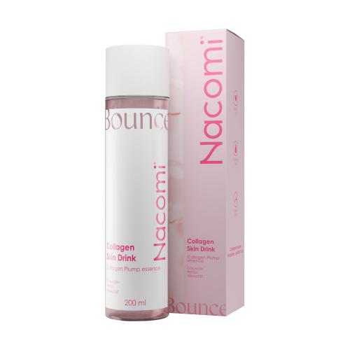 Miniaturka artykułu - Nacomi Hydra Obsession Collagen Skin Drink Key Esencja ujędrniająco-wygładzająca do twarzy, 200 ml