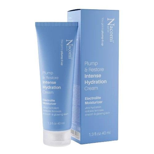Miniaturka artykułu - Nacomi Next Level Intense Hydration Intensywnie nawilżający krem do twarzy z elektrolitami, 40 ml USZKODZONE BRAK TEKTUROWEGO OPAKOWANIA