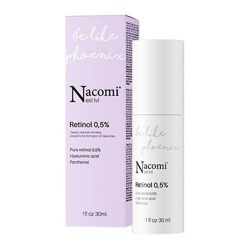 Miniaturka artykułu - NACOMI Next Level Retinol 0,5% Serum do twarzy na noc, 30ml
