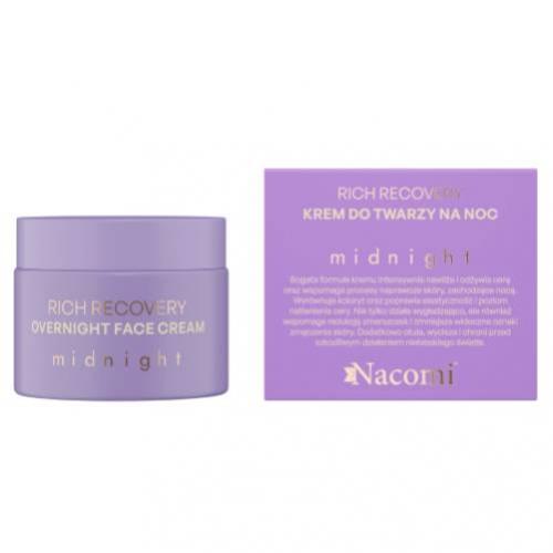 Miniaturka artykułu - NACOMI Rich Recovery Midnight Krem do twarzy na noc, 40ml