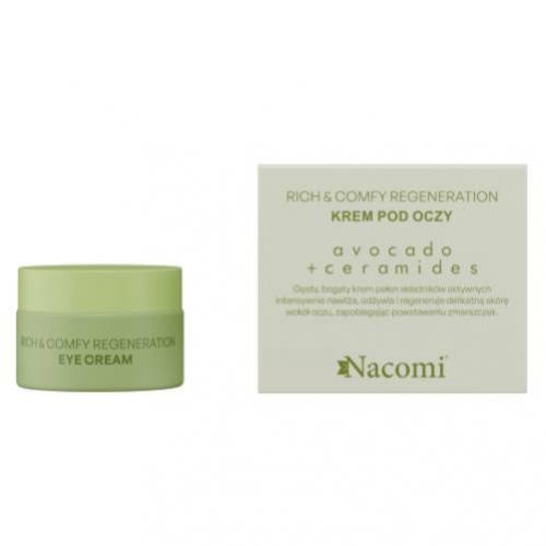 Miniaturka artykułu - NACOMI Rich&Comfy Regeneration Avocado Krem pod oczy, 15ml