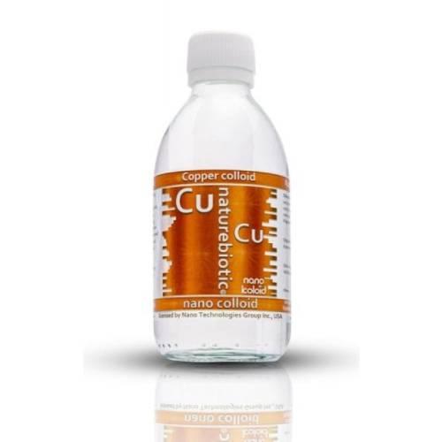 Miniaturka artykułu - NANO-KOLOID Miedź koloidalna 25PPM szklana butelka, 250ml 