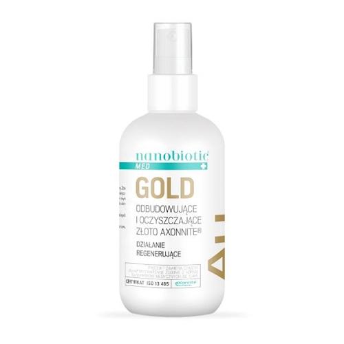 Zdjęcie produktu - Nanobiotic Gold MED Odbudowujące i oczyszczające złoto axonnite, 150 ml