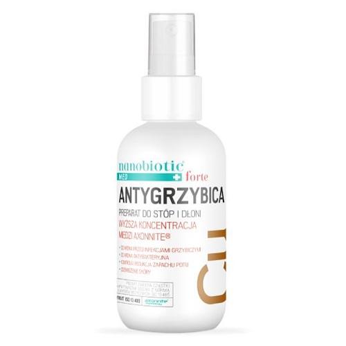Miniaturka artykułu - Nanobiotic Med Copper Antygrzybica, preparat przeciwgrzybiczy do st&oacute;p i dłoni, 75ml