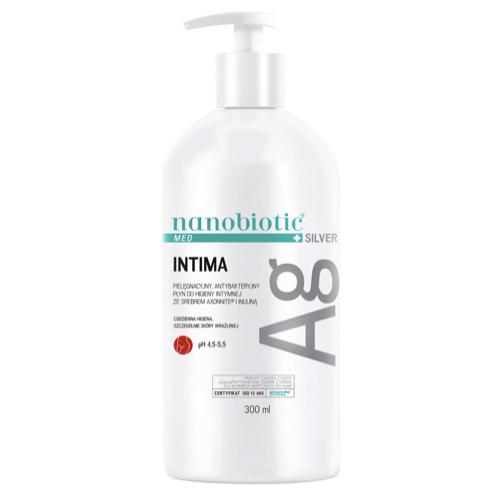 Miniaturka artykułu - Nanobiotic Med Silver Intima, płyn do higieny intymnej, 300ml