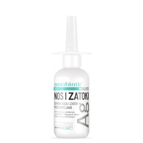 Nanobiotic Med Silver Nos i Zatoki, 30 ml USZKODZONE TEKTUROWE OPAKOWANIE