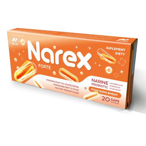 Miniaturka artykułu - Narex Forte, 20 kaps.