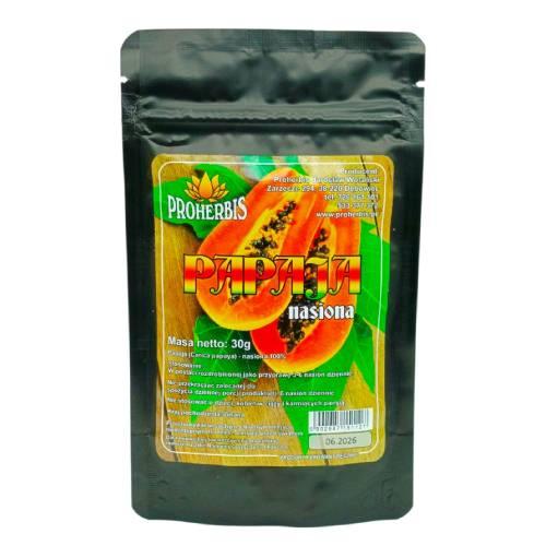Miniaturka artykułu - Proherbis Papaja nasiona, 30 g