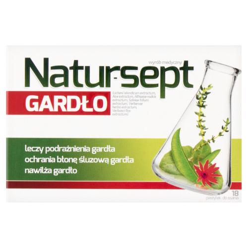 Miniaturka artykułu - NATUR-SEPT GARDŁO - 18 pastylek 
