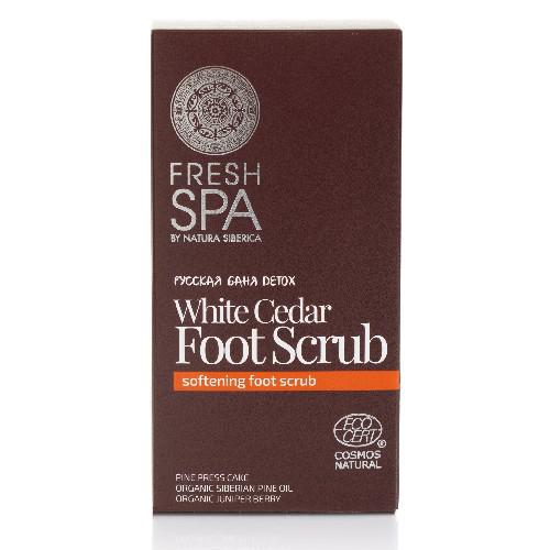 Miniaturka artykułu - Natura Siberica FRESH SPA Peeling do st&oacute;p zmiękczający Biały Cedr, 75ml