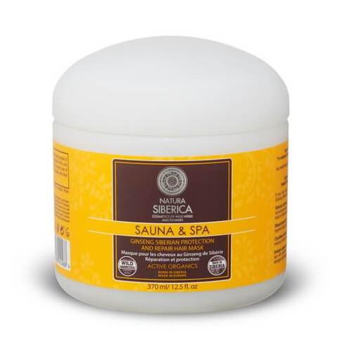 Miniaturka artykułu - Natura Siberica Maska do włos&oacute;w ochronno-regenerująca, 370 ml