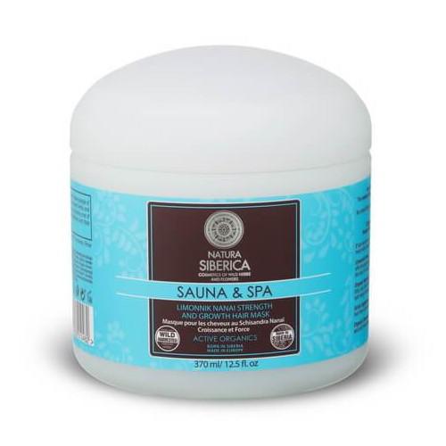 Miniaturka artykułu - Natura Siberica Maska do włos&oacute;w wzmacniająco-regenerująca, 370 ml